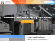 Tablet Screenshot of mprintgroup.com